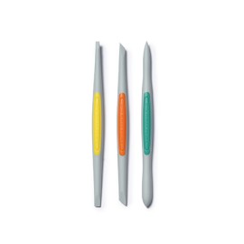 CLAY FINISHING TOOLS (SMALL): Flex-FIRM SILICONE SET (3PCS)